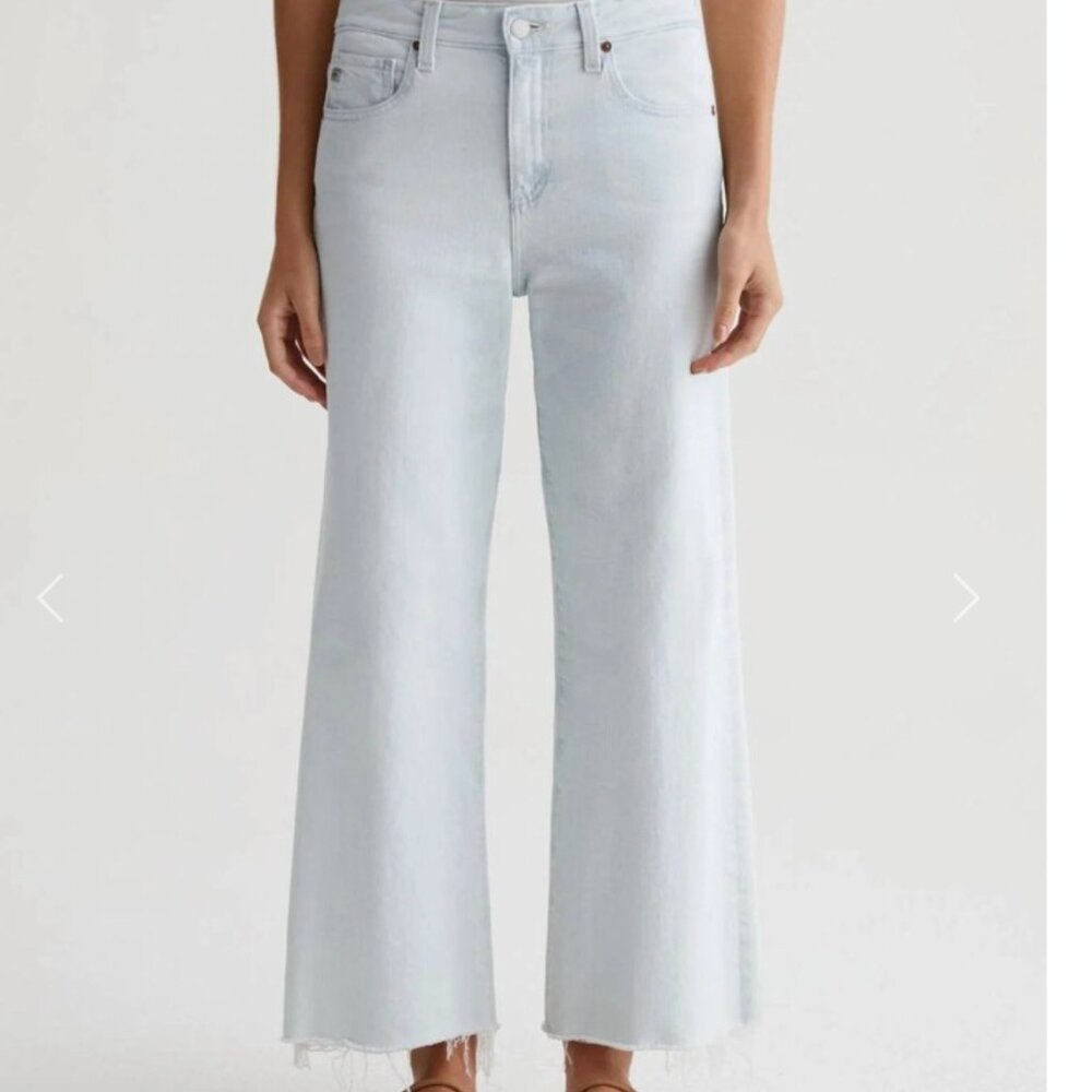 AG Saige Wide Leg Crop - Size 32